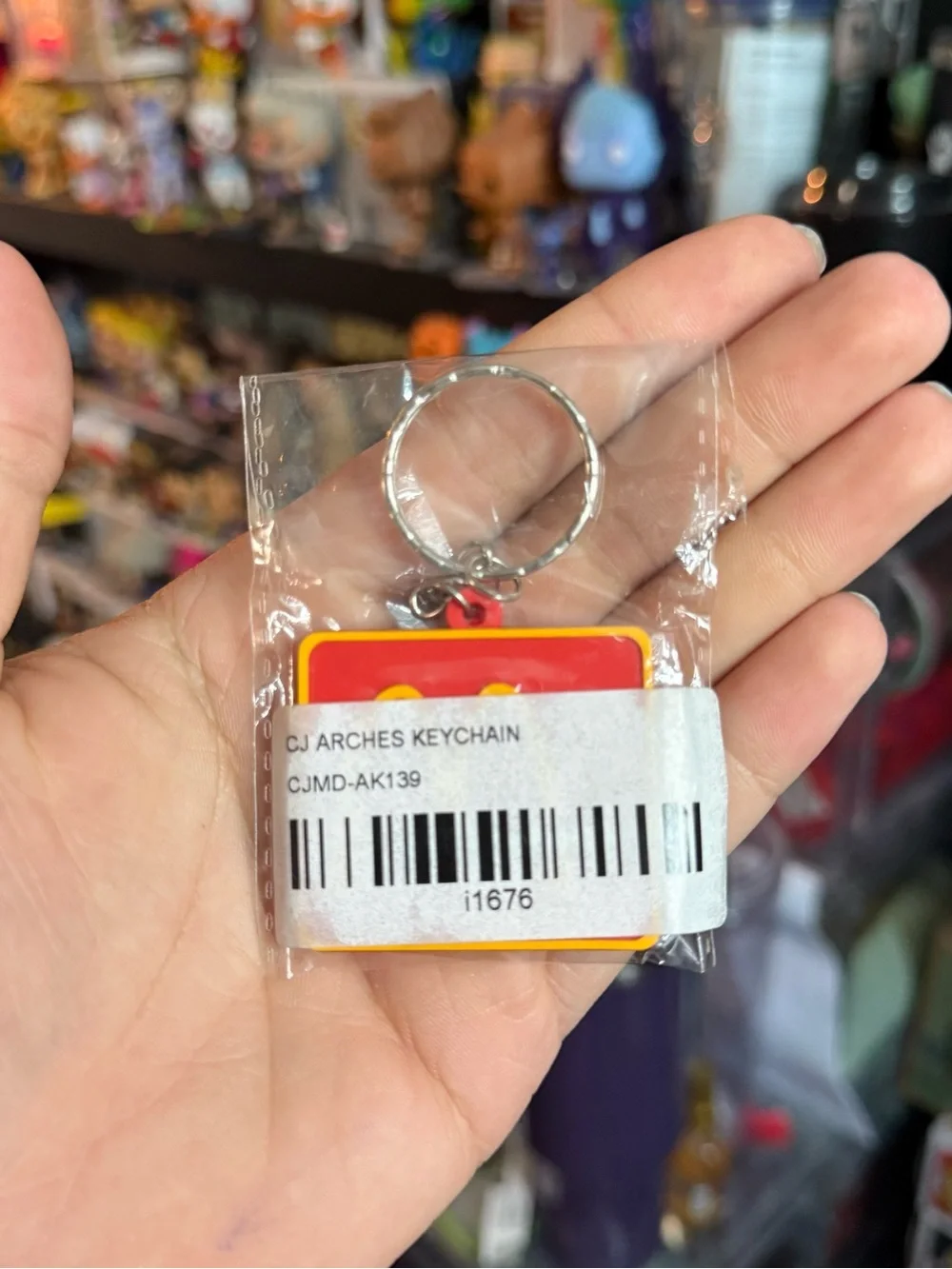 Cactus Jack x Mcdonald’s Keychain with Logo